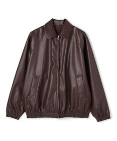 UNFILO MENS アラエルレザーライク ブルゾン