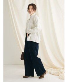 CRAFT STANDARD BOUTIQUE 裏起毛リングドットカーディガン