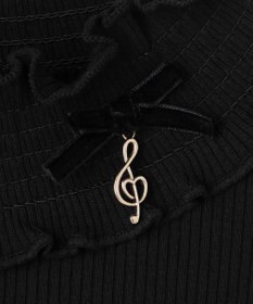 ANY KIDS 音符チャーム付き カットソー