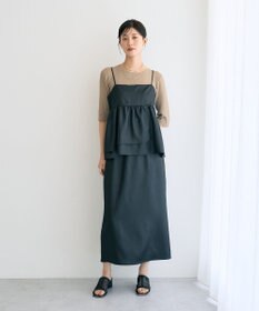 YECCA VECCA シャイニーオーバーキャミ