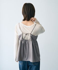 YECCA VECCA シャイニーオーバーキャミ