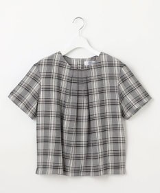 J.PRESS LADIES L シアーストライプ&チェック カットソー