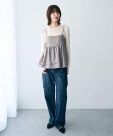 YECCA VECCA シャイニーオーバーキャミ