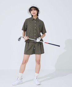 FILA GOLF／marie claire 【FILA GOLF】 ブランドロゴプリント半袖シャツ