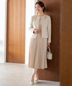 ANY SIS リップルボーダーストレッチ ジャケット