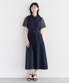 YECCA VECCA レース切替ワンピース