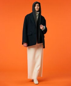 BEIGE， 【洗える】BERTAINA / コットンフーディマフラー