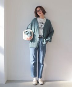 WEGO 【WEB限定/2025年秋冬新作//洗濯可/MLサイズ展開/ユニセックス着用ITEM】ドロップショルダーカーディガン