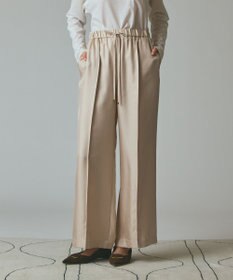 GRACE CONTINENTAL シルクツイルイージーパンツ