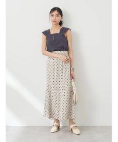 earth music&ecology リブフレンチタンクトップ