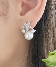 Tiaclasse 【金属アレルギー対応】ブルースターパールピアス・イヤリング