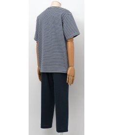 ワコール／睡眠科学 【メンズパジャマ】　5分袖　9分丈　肌のべとつきを軽減　吸汗速乾性　睡眠科学／ワコール　YGT141