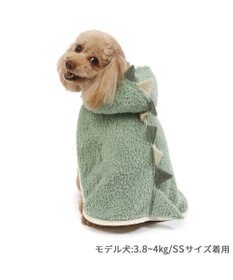 PET PARADISE ペットパラダイス 恐竜 ポンチョ もこもこ 小型犬