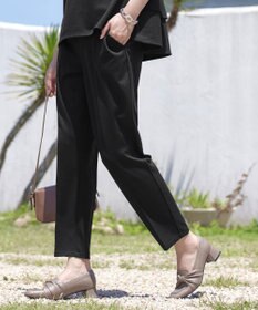 Tiaclasse L 【UVカット・吸水速乾】 “きれい見え” カットソーテーパードパンツ