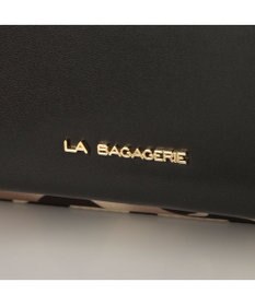 LA BAGAGERIE リサイクルレザー　フラップショルダー