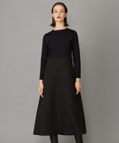 ICB 【洗える】 ニットコンビジャガード ワンピース