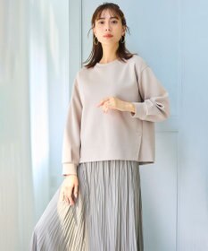 J.PRESS LADIES L 【洗える】パウダリージャージー ランダムプリーツ スカート