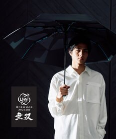 MOONBAT 【3秒でたためる傘/耐風/自動開閉】urawaza 無双(ウラワザ ムソウ)  折りたたみ傘 無地  58cm