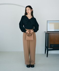 earth music&ecology スタッズキルトバッグ