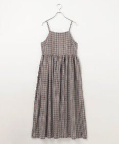 #Newans ボリュームチェックキャミワンピ