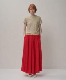 ATON SHRINK FRESCA JERSEY | ギャザースカート