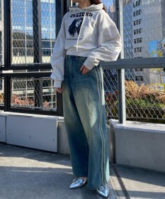 WEGO ガールプリントプルパーカー