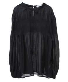 Green Parks マジョリカプリーツブラウス