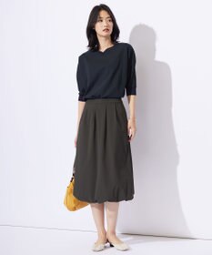 J.PRESS LADIES L 【洗える・撥水・接触冷感】アウトフィッター バルーン スカート