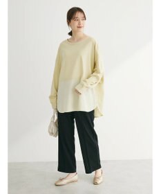 Green Parks ピグメントドッキングスリットデザインチュニック