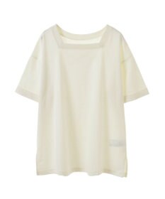 CRAFT STANDARD BOUTIQUE 接触冷感/抗菌防臭/ 前後2WAY半袖スクエアネックTee