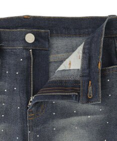 WEGO スターポケットラインストーンデニム