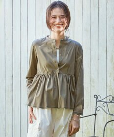 23区 【SLOW/一部店舗限定】ツイステッドシアジャージー カーディガン