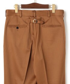 J.PRESS MEN 【J.PRESS ORIGINALS】Wool Satin Stretch New Piped Stem Slacks / Japan Made