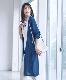 Tiaclasse 【吸水速乾・UVケア・洗える】ランダムリブカットソーカーディガン