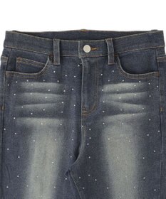 WEGO スターポケットラインストーンデニム