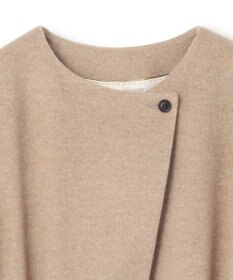 BEIGE， LABBOCK / ウール混2WAYショートコート