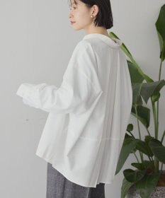 AMERICAN HOLIC イージーケアコクーンバックタックシャツ