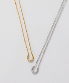 Phoebe 【金属アレルギー対応】リッチラインホースシューネックレス　シルバー/ステンレス/馬蹄/バテイ
