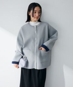 Green Parks リングドットニットコーディガン