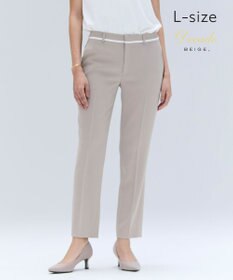 BEIGE， 【洗える・L-size】CINDY / クロップドパンツ