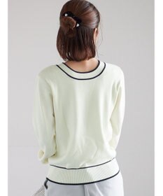 Te chichi 前後2WAYボウタイニットプルオーバー