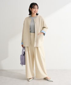 Green Parks リングドットニットコーディガン