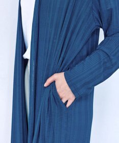 Tiaclasse 【吸水速乾・UVケア・洗える】ランダムリブカットソーカーディガン