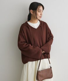 CRAFT STANDARD BOUTIQUE ハーフミラノニットフーディー＜ハンドウォッシャブル＞