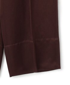 BEIGE， CASSITER / リネンブレンド サテンクロップドパンツ