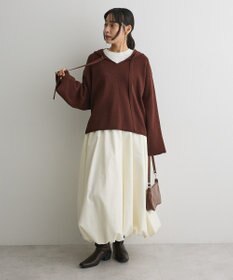 CRAFT STANDARD BOUTIQUE ハーフミラノニットフーディー＜ハンドウォッシャブル＞