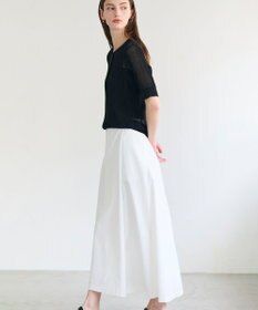 BEIGE， LEPIDO / 前後2WAY シアー編みニット