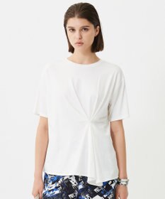 ICB L 【接触冷感・UVケア・吸水速乾・洗える】グレースジャージー イレギュラーヘムカットソー