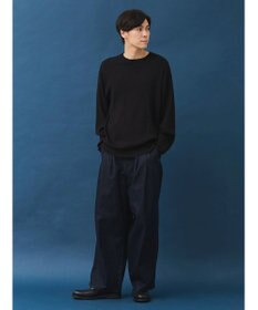 CRAFT STANDARD BOUTIQUE ワイドリブクルーネックニットプルオーバー