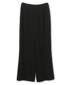 uncrave バックサテンジョーゼット フレアパンツ